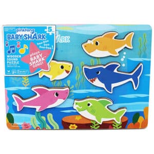 Pinkfong Baby Shark Chunky Wood Sound Puzzle