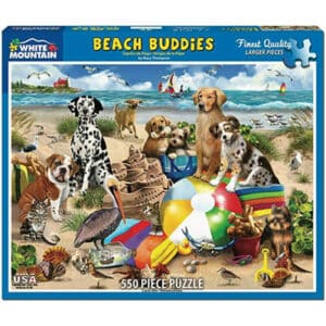 Beach Buddies 550 piece White Mountain Puzzle