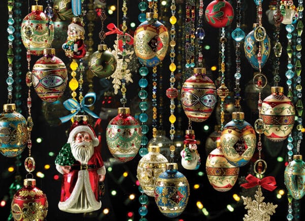 Christmas Ornaments 1000 Piece Puzzle - Image 2