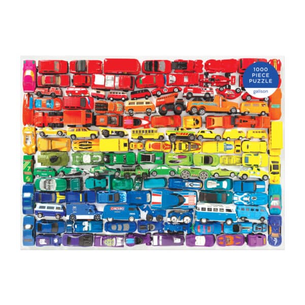 Rainbow Toy Cars 1000 Piece Jigsaw Puzzle - Image 2