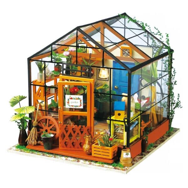 DIY Miniature Dollhouse Kit: Cathy’s Flower House