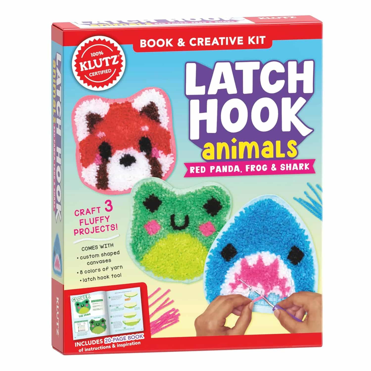 klutz latch hook animals klutz latch hook animals