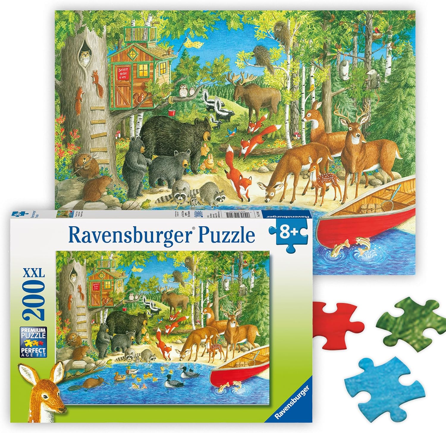 ravensburger 200pc xxl woodland friends puzzle ravensburger 200pc xxl woodland friends puzzle