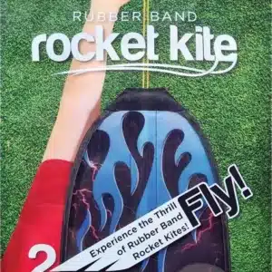 Watchitude Rubber Band Rocket Kite 2 pack Flames