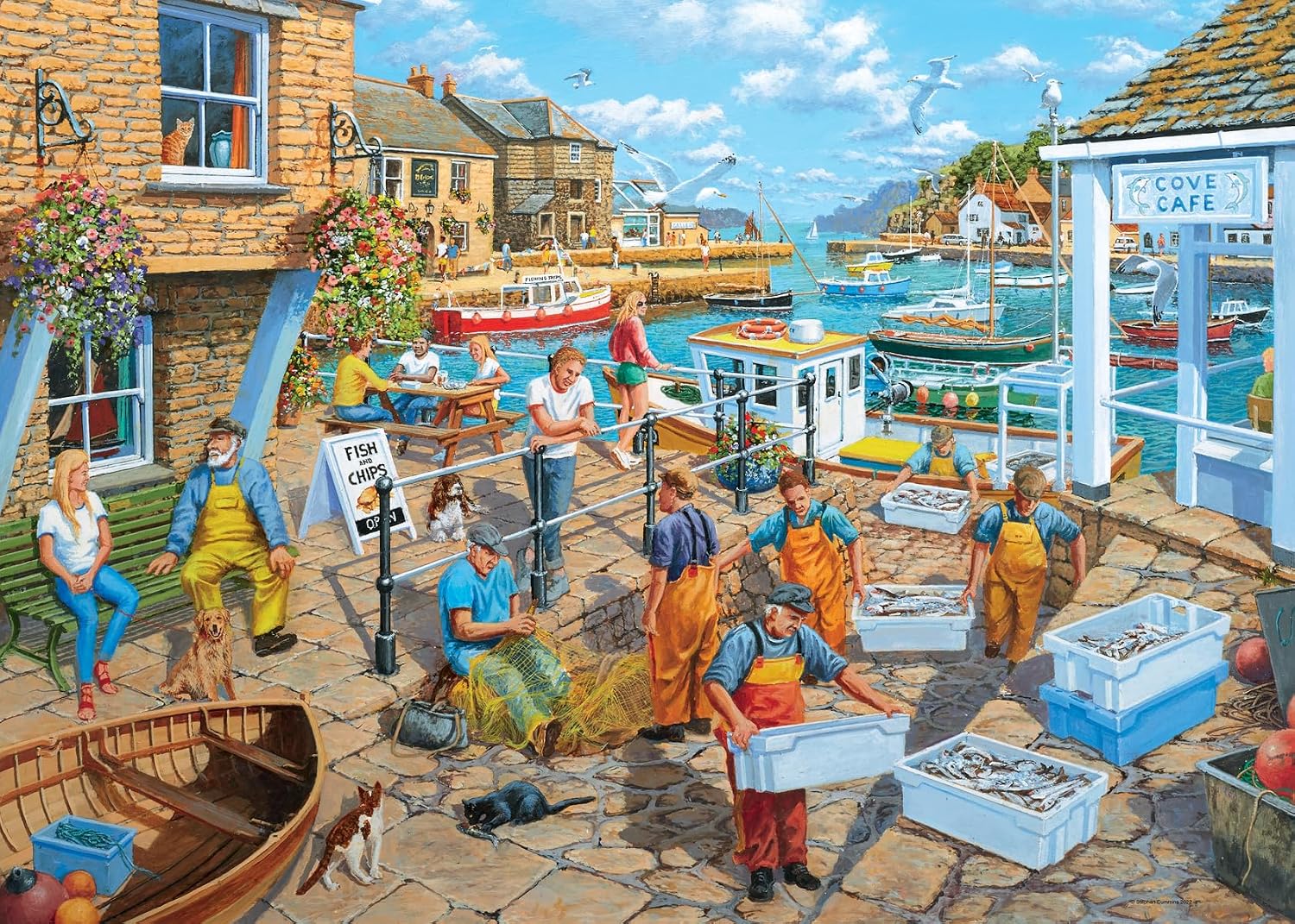 fisherman's life - 1000 piece jigsaw puzzle - image 2