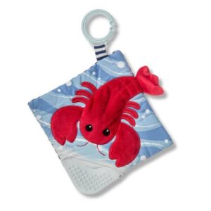 Lobster Crinkle Teether Baby Toy