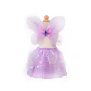PURPLE Flutter Butterfly Skirt, & Wings size 4-6